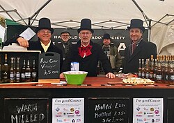 Harrold Calvados Society stall