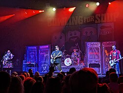 Bowling for Soup in Cincinnati, Ohio, during the "Back for the Attack" tour