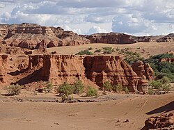 Barun Goyot Formation in Mongolia