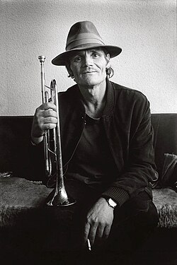 Chet Baker, known as the "Prince of Cool," 1983