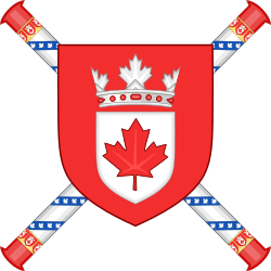 Arms and batons of office of the Chief Herald of Canada