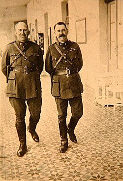 Concordance candidate Agustín Justo (left) and his benefactor, dictator José Félix Uriburu.