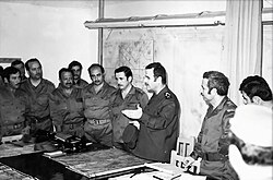 Assad and his generals planning the war