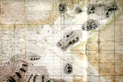 Map of La Guajira in 1769