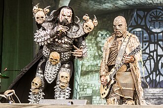 Lordi performing at Rockharz Open Air 2019