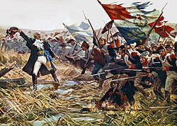 The French Revolutionary Army at the Battle of Jemappes in 1792