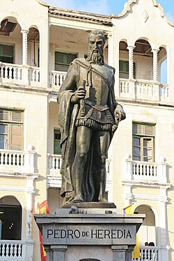 Pedro de Heredia, founder of the city and explorer of its hinterland