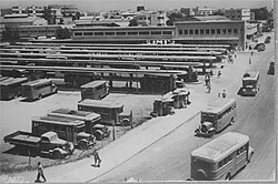 The Old Tel Aviv central bus station, which opened in 1941