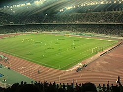 Panathinaikos vs Sparta Prague in the Athens Olympic Stadium, 2008