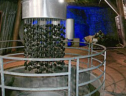 Replica of the German experimental nuclear reactor captured and dismantled at Haigerloch