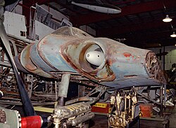 Part of a Horten Ho 229 V3, unrestored as of 2007, at the Smithsonian's Paul Garber Facility