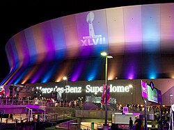 Mercedes-Benz Superdome following Super Bowl XLVII