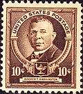 Booker T. Washington on a 1940 stamp