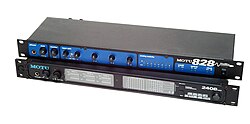 Two early rackmount audio interfaces