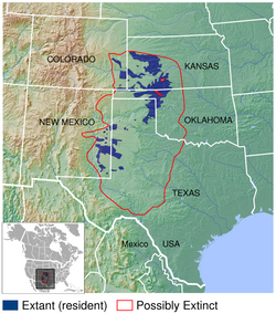 Lesser Prairie-chicken range