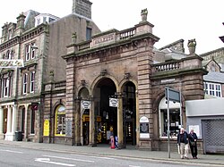 The main entrance of the Victorian Market in 2014