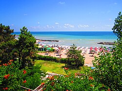 Coast of the Black Sea at Olimp