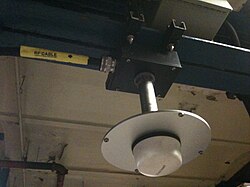 DAS antennas, such as this one installed by Transit Wireless in a NYC Subway station, are commonly used to provide cellular reception in metro stations.