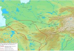 Sasanian expansion in the east