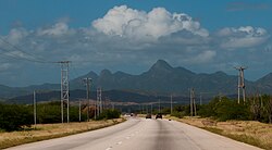 Road to the Macanao Peninsula