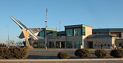 The Hangar, formerly home of the Lancaster JetHawks