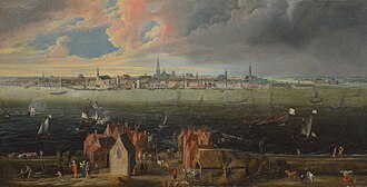 View of Antwerp by Jan Wildens