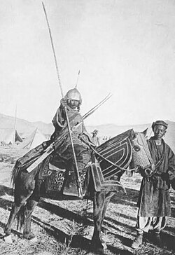 Armoured Tibetan horseman