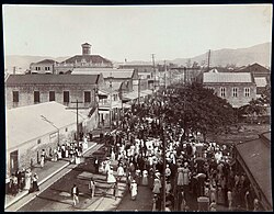 Street scene, Kingston, c. 1900.