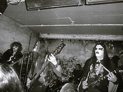 Devil Master, a contemporary band who merge elements of deathrock and black metal