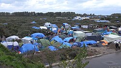 The Calais Jungle was a refugee and illegal migrant encampment in the vicinity of Calais, France, that existed from January 2015 to October 2016.