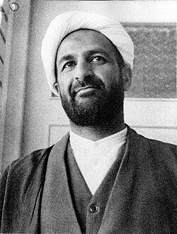 An image of the late Ayatollah Shahid Ali Qoddusi