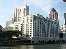 Weill Cornell Medicine, the medical school of Cornell University, is located on the East River on the Upper East Side of New York City.