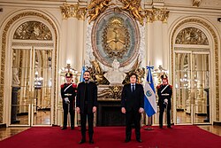 Javier Milei And Salvadoran president Bukele