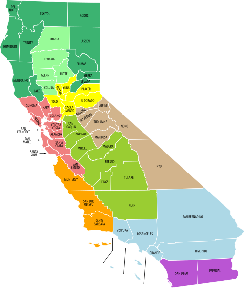 California economic regions