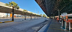 Platform B of the Antônio Bezerra urban bus terminal
