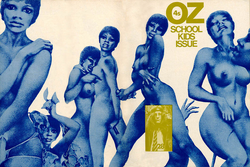 Oz number 28, also known as the "Schoolkids issue of Oz", which was the main cause of a 1971 high-profile obscenity case in the United Kingdom. Oz was a UK underground publication with a general hippie / counter-cultural point of view.