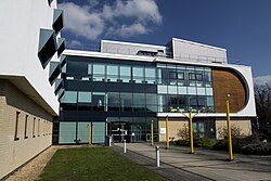Robert Hooke building at Open University Campus in Milton Keynes