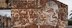 Vhils mural in Mexico