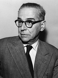 Ivo Andrić, winner of the 1961 Nobel Prize in Literature