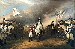 The siege of Yorktown prompted Great Britain's surrender in North America during the American Revolutionary War, 1781.