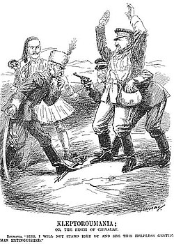 A Punch cartoon of the Second Balkan War.
