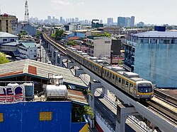 Elevated lines are generally cheaper to build than underground lines. (Manila Line 2)