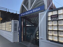 Penn Medicine Station in Philadelphia, with naming rights acquired by the University of Pennsylvania Health System