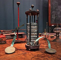 Voltaic pile, University History Museum of the University of Pavia