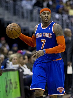 Puerto Rican NBA All-star Carmelo Anthony.