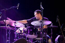 Antonio Sánchez performing at the 2007 North Sea Jazz Festival.