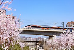 CR400AF produced by CRRC Qingdao Sifang
