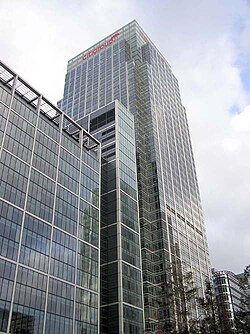 Citigroup EMEA headquarters at the Citigroup Centre (London), Canary Wharf, London