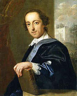 Horace Walpole by John Giles Eccardt, c. 1755.