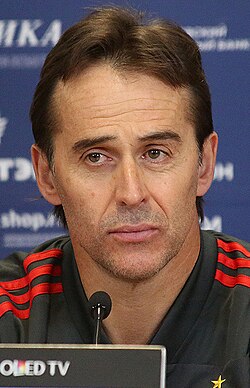 Julen Lopetegui, the current head coach of the Qatar national football team